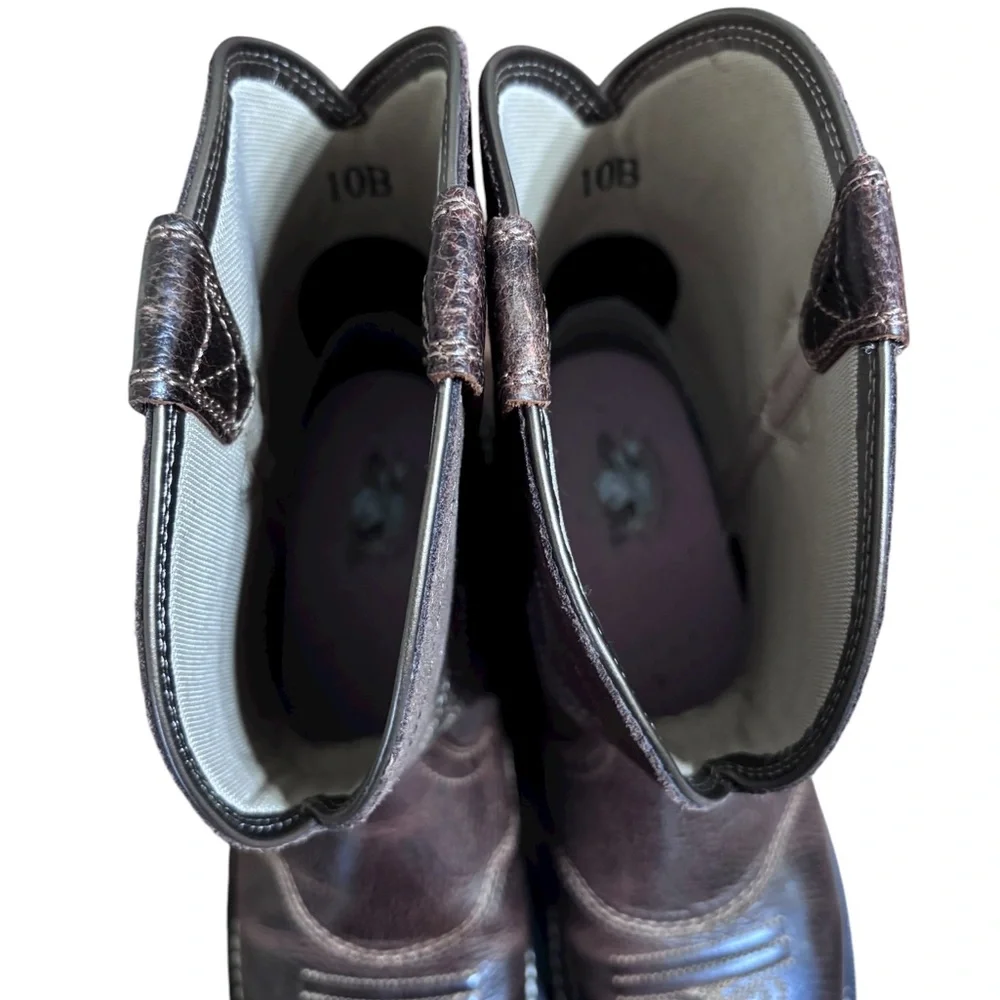 ARIAT WOMEN'S HERITAGE DAPPER WESTERN BOOTS - ROUND TOE 10B - Picture 6 of 11